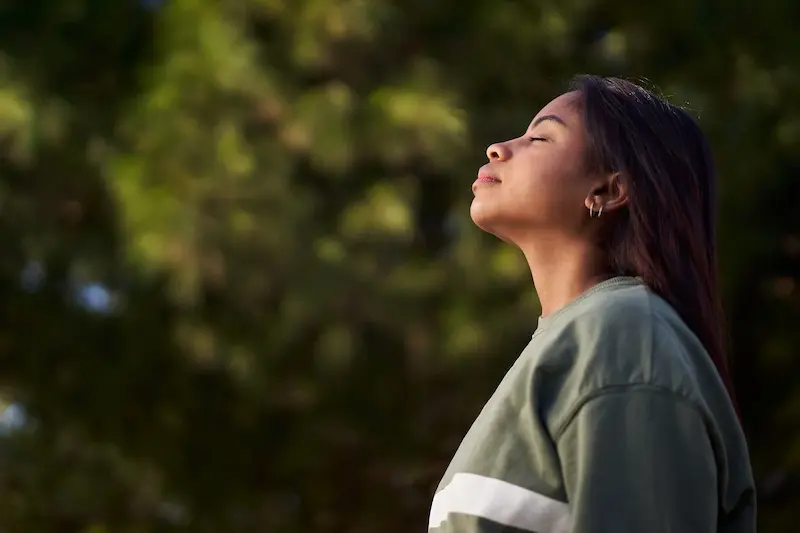 start your day with slow, mindful breathing