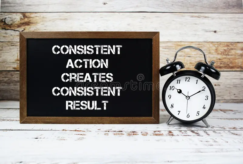 take consistent action